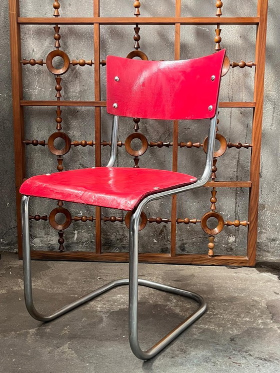 Image 1 of 1/2 Sillas voladizas Art Déco Bauhaus Kovona Mart Stam