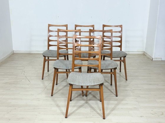 Image 1 of Lot de 5 chaises de salle à manger/cuisine/vintage de style mid-century, très belles.