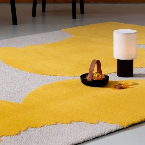 Image 1 of Tappeto Brink en Campman Marimekko Iso Unikko giallo