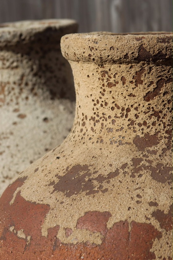 Monumental Handmade Terracotta Vases. – Sculpture, Ceramic (photo 2 of 10)