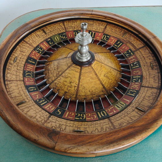 Image 1 of Tavolo da roulette antico della Mason & Co. – Denver, Colorado, inizio XX secolo