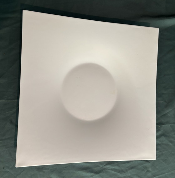 Witte Schaal Square & Circle, Design Florian Aberle – Decoratieve objecten, Ceramic (photo 5 of 5)