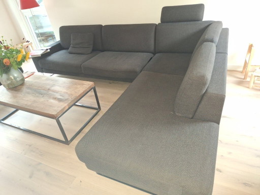 Rolf Benz corner sofa – hoekbanken, Metal, Textile