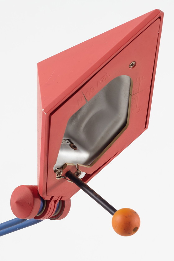 Image 1 of Lungean + Pelmann für Brilliant Leuchten, Schreibtischlampe im Memphis-Stil der 1980er Jahre