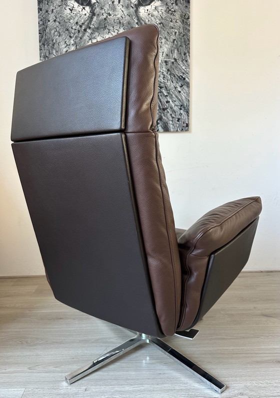 FSM Shelby Design Sessel Relaxsessel – Chrom, Leder (photo 6 of 14)
