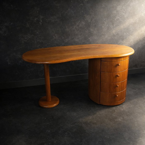 Image 1 of Schreibtisch aus massivem Teakholz von C.F. Christensen für CFC Silkeborg