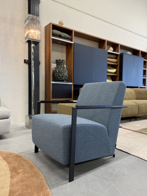 (1) Harvink Alowa Sessel, Stoffbezug Monza Blue