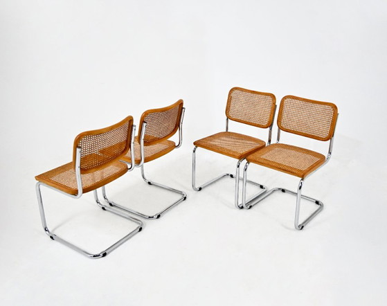 Sillas de comedor estilo B32 de Marcel Breuer (juego de 4) – Wood (photo 6 of 8)