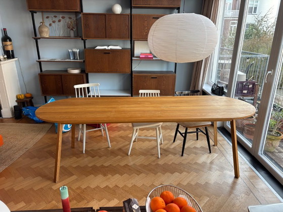 Image 1 of Table de salle à manger HAY Elipse en chêne massif 250 x 85