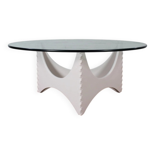 Mesa de centro Vintage Space Age Diseño Mid Century Años 70