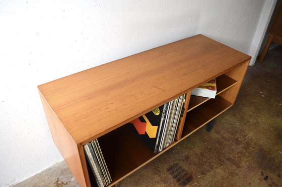 Image 1 of 1960s Vintage Vinyl Records Cabinet Sideboard Cabinet