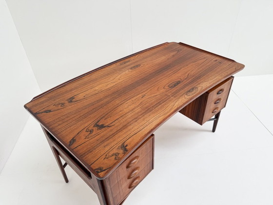 Image 1 of Svend Aage Madsen Dänischer Schreibtisch aus Palisanderholz - 1960er Jahre