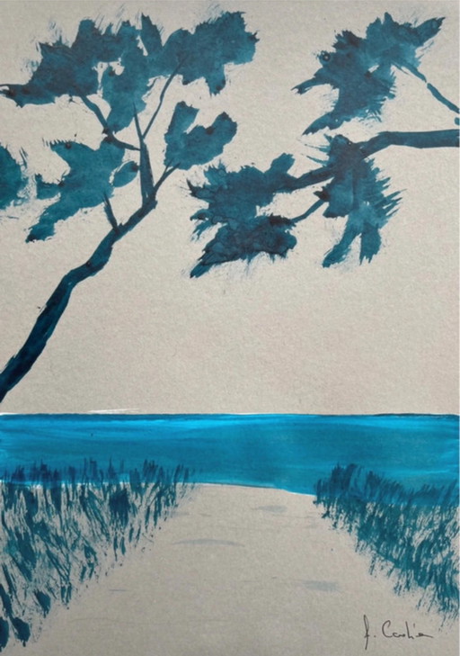 Artist's sketch 21x15cm