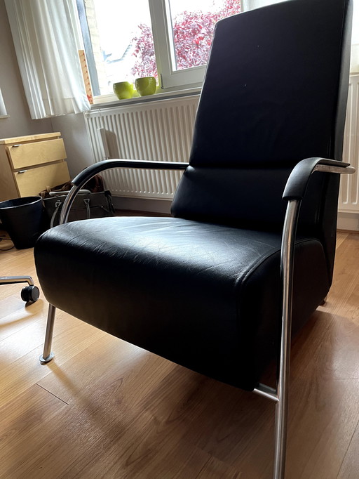 Harvink leren fauteuil