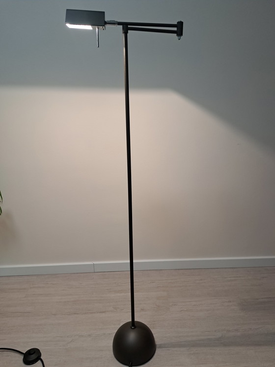 Image 1 of Lampada da terra vintage Soelken, lampada da lettura notarile anni '70