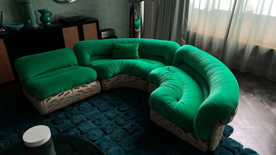 Image 1 of Divano modulare Rossi Di Albizzate Grandangolo 1969