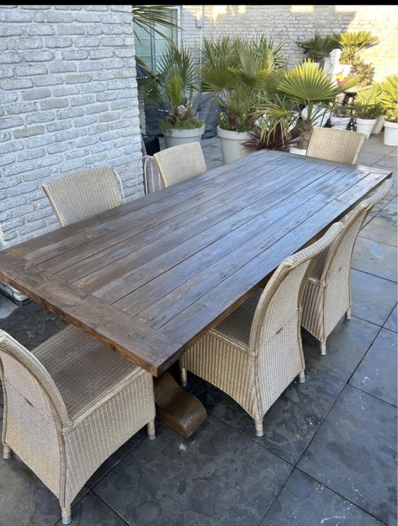 Image 1 of Table du monastère + 6 chaises Vincent Sheppard