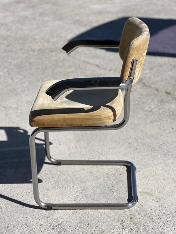 Image 1 of Set di 6 poltrone Marcel Breuer S64 per Thonet 1950