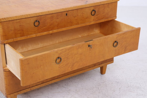 Image 1 of Vintage ladekast | Mid Century ladekast | houten opbergmeubel 60s 70s #05-24