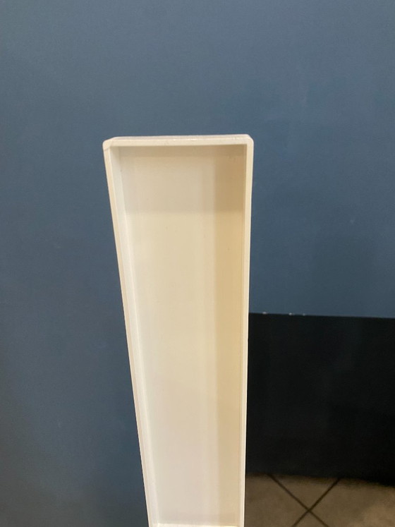Paire De Tables Basse Appoint Chevet Gigogne Ronde Marc Held Pour Prisunic 1970 – Plastic (photo 6 of 15)