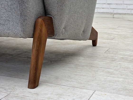 Image 1 of 1960s, Danish design by Arne Hovmand-Olsen, 3-seater sofa model 490, reupholstered.