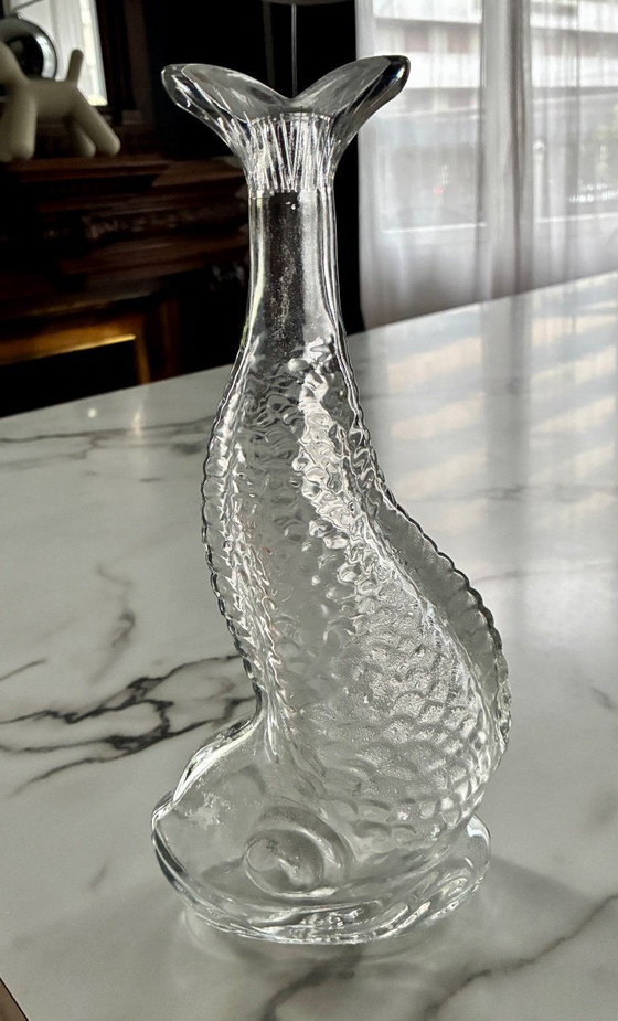 Visvormige glazen karaf – Decoratieve objecten, Glass (photo 2 of 6)