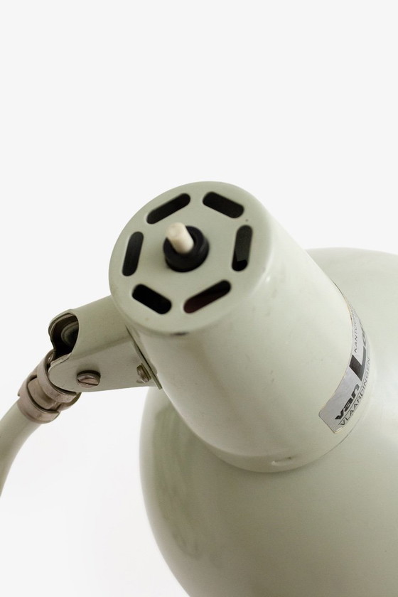 Image 1 of 60’s grijze industriële schaarlamp SIS Duitsland