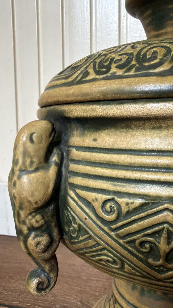 Jasba zeldzame pot met deksel – west germany jasba, Vazen, Ceramic (photo 2 of 8)