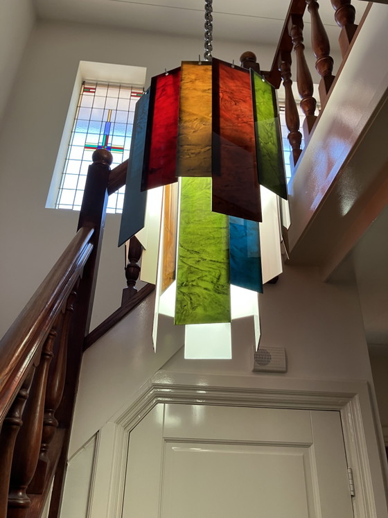 Image 1 of Unieke hal- of gang- Hanglamp Chime II van Queens Gallery