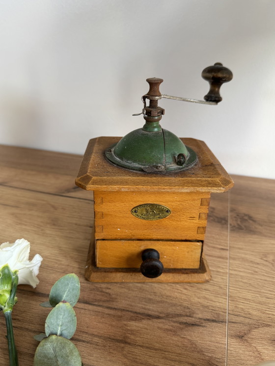 Image 1 of Green Peugeot coffee grinder