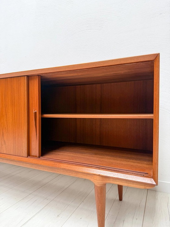 Image 1 of Vintage Gunni Omann Model 18 Teak Sideboard for Omann Jun, Danish Mid-Century Modern, 1960s