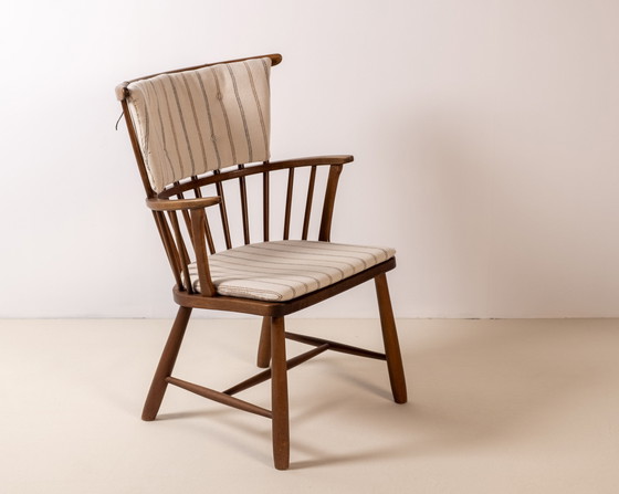 Image 1 of Ove Boldt Windsor Armchair Model 1638, Fritz Hansen 1940s