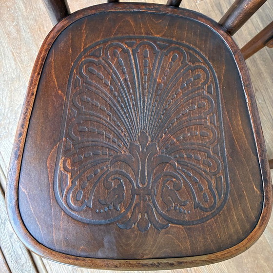 4x J Kohn Thonet style Dining chairs – Jacob & Josef Kohn, Wood (photo 6 of 11)