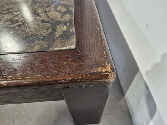Image 1 of Coffee table with fossil table top