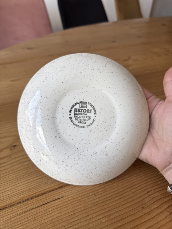 Image 1 of Set unico: 12 piatti da torta Biltons Celtic Rose - CONDIZIONI PERFETTE