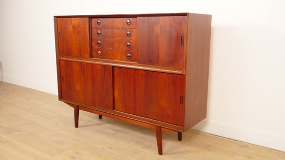 Highboard Vintage avec Bar | Armoire Murale | Teck | 154 Cm – Meuble bar, Wood (photo 3 of 15)