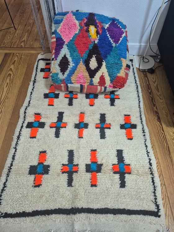 Image 1 of Natural Wool Pouf 💯🐑