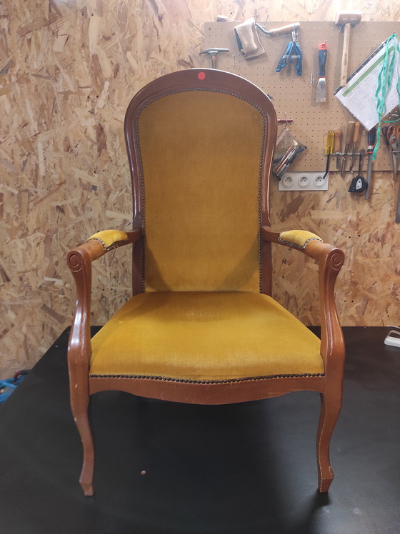 Image 1 of Fully restored Voltaire armchair