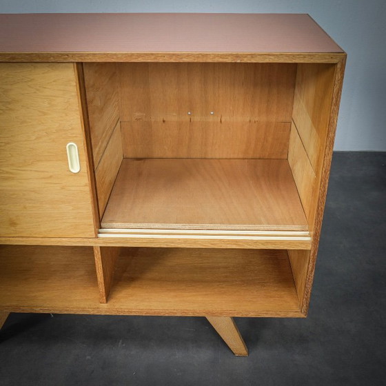 Image 1 of Jiři Jiroutek Sideboard mit Schiebetüren, Tschechoslowakei, 1960er Jahre