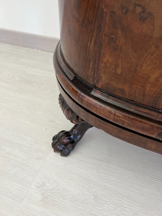 Image 1 of Cassettone - Noce - Comò con specchiera