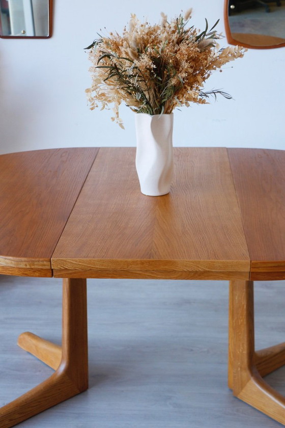 Image 1 of Extendable Vintage Oak Dining Table | Scandinavian Design