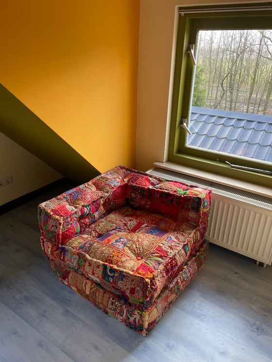 Image 1 of Preciosa silla de salón con diseño de flores