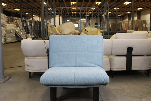 Fauteuil Relaxfauteuil Stoffen bank Stoffen relaxfauteuil Met slaapfunctie