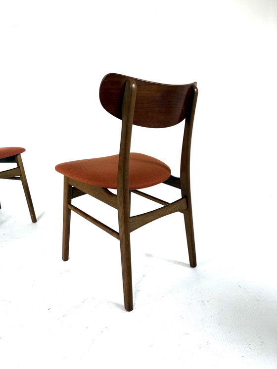 Image 1 of 4x gerestaureerde eetkamerstoel, Farstrup Møbler ‘60