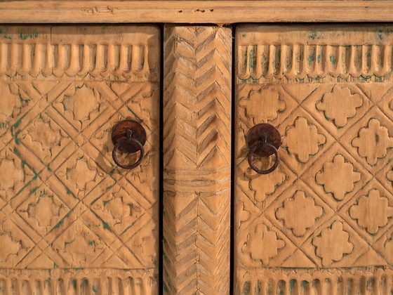 Aparador bajo antiguo de estilo oriental (c.1900) #56, Aparadores, Madera, Hierro, Beige (foto 56 de 60)