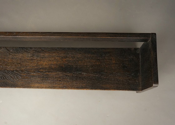 Image 1 of Scaffale per libri in legno di quercia della Scuola Haagse Bauhaus