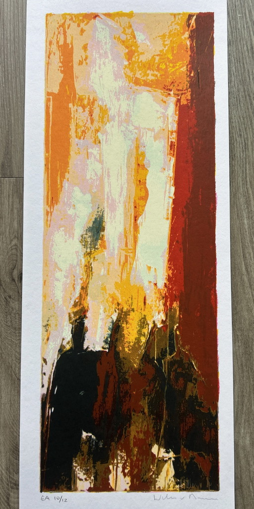 Screen print Willem van Nunen