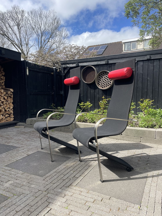 Image 1 of Vintage 80's lounge chairs