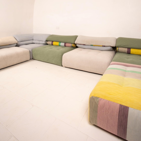 Divano Modulare Roche Bobois con Tessuto Kenzo 1990 Italia – Divani modulari, Cotton, Postmodern (photo 19 of 26)
