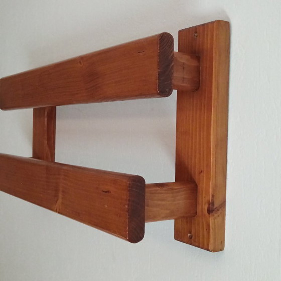 Image 1 of Vintage pine towel rack